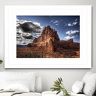 Red Mountain by Jamie Cook on GIANT ART - blue landscape