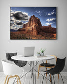 Red Mountain by Jamie Cook on GIANT ART - blue landscape