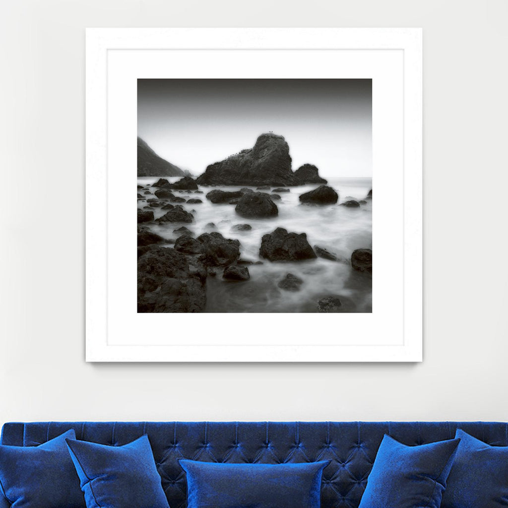 Ocean Rocks Muir Beach par Jamie Cook sur GIANT ART - scène de mer blanche
