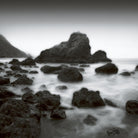 Ocean Rocks Muir Beach by Jamie Cook on GIANT ART - white sea scene