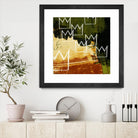 Graffiti Crowns C by Tracy Hiner on GIANT ART - orange contemporary