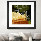 Graffiti Crowns C by Tracy Hiner on GIANT ART - orange contemporary