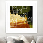 Graffiti Crowns C by Tracy Hiner on GIANT ART - orange contemporary