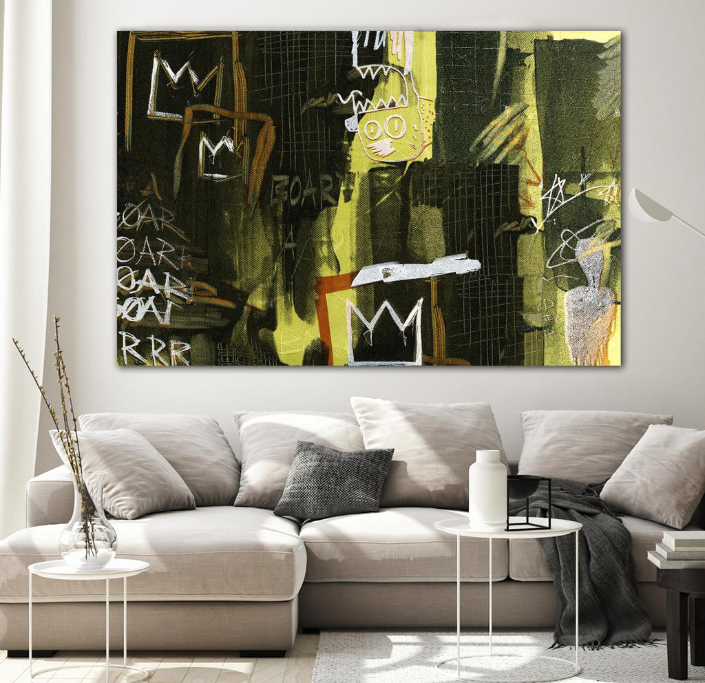 Graffiti by Tracy Hiner on GIANT ART - black contemporary