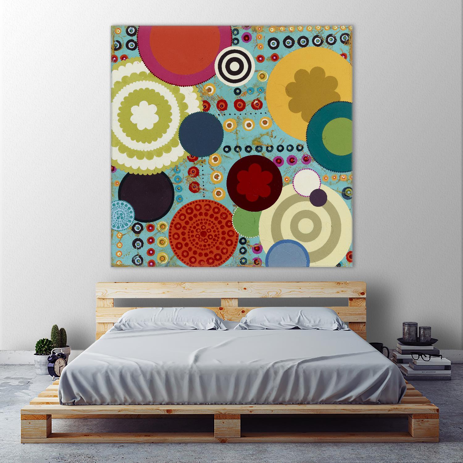 Fiesta 1 by Lisa Kesler on GIANT ART - red contemporary