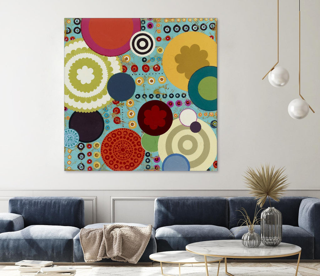 Fiesta 1 by Lisa Kesler on GIANT ART - red contemporary