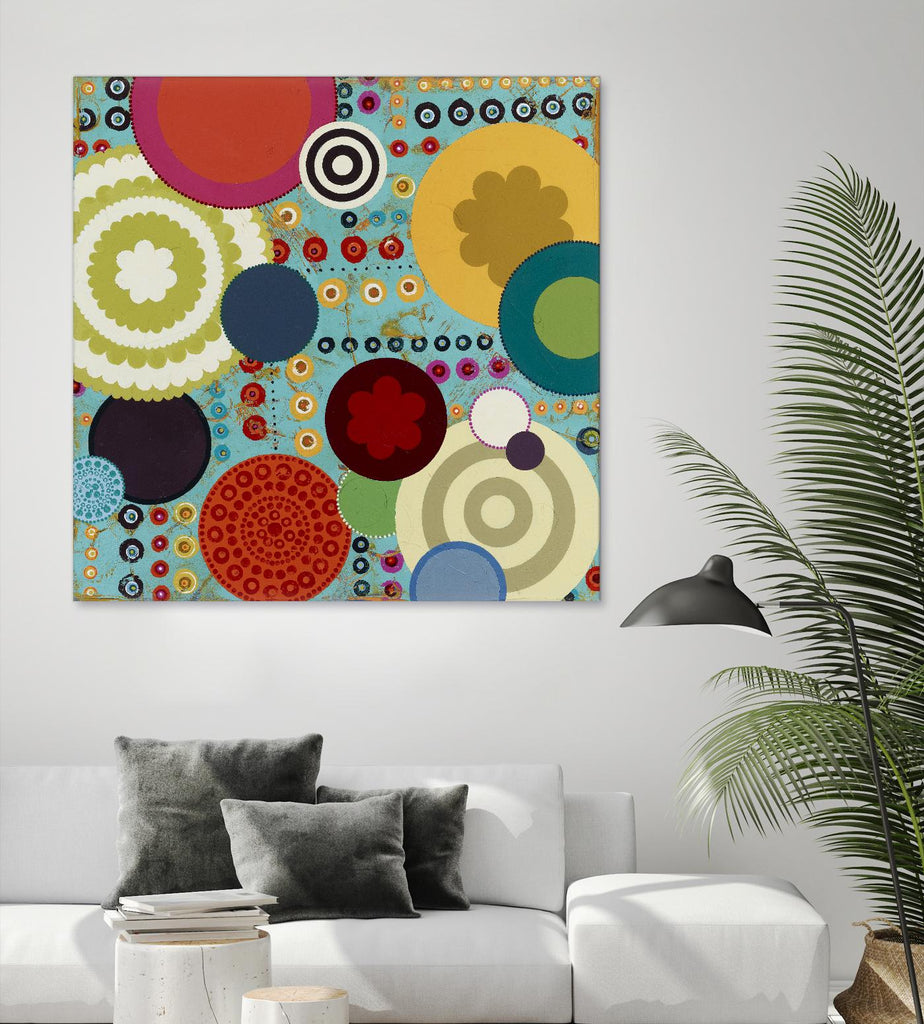 Fiesta 1 by Lisa Kesler on GIANT ART - red contemporary