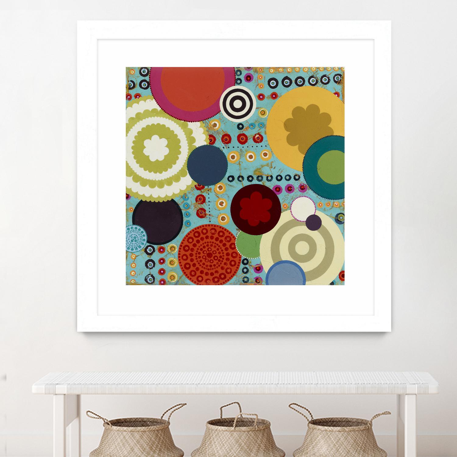 Fiesta 1 by Lisa Kesler on GIANT ART - red contemporary