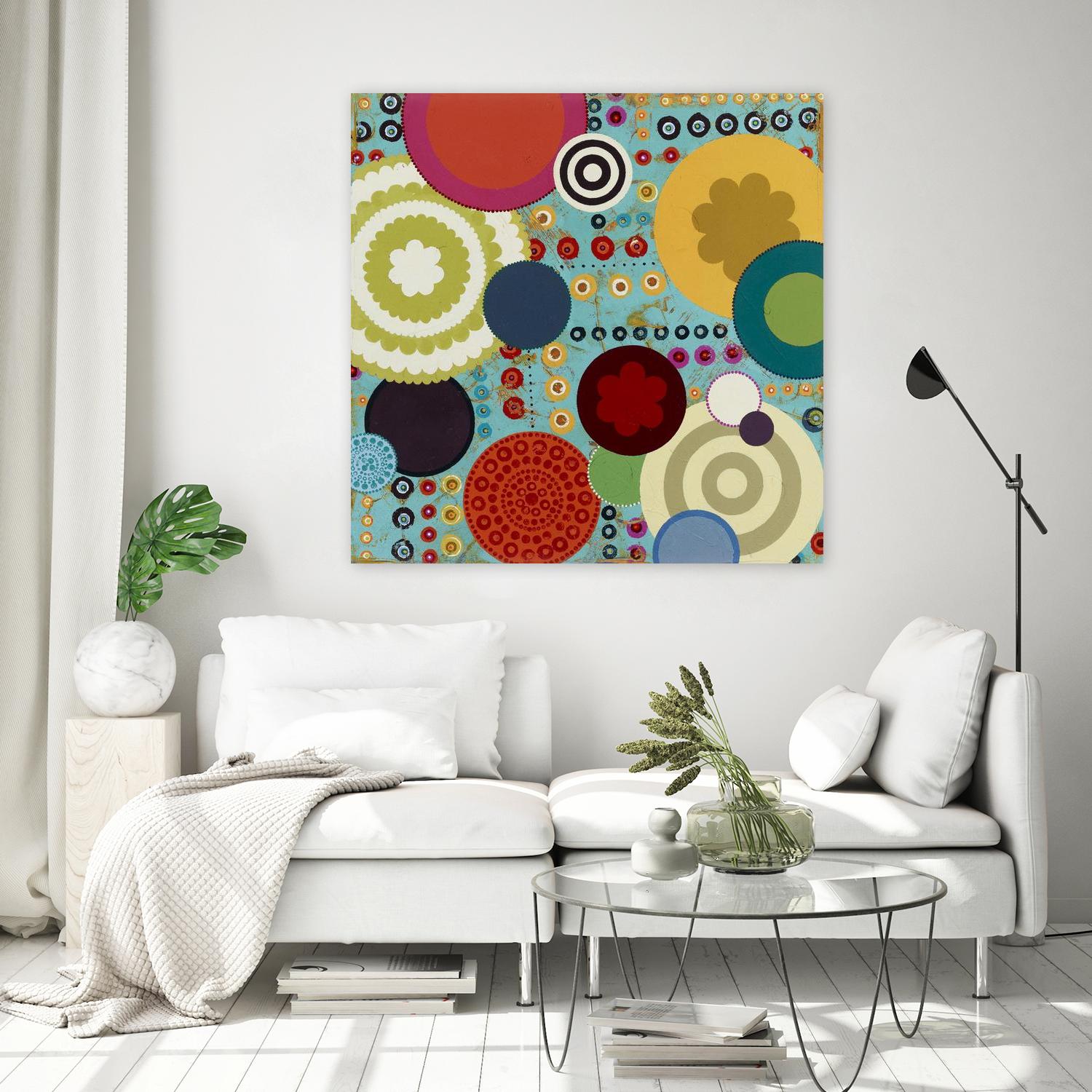 Fiesta 1 by Lisa Kesler on GIANT ART - red contemporary