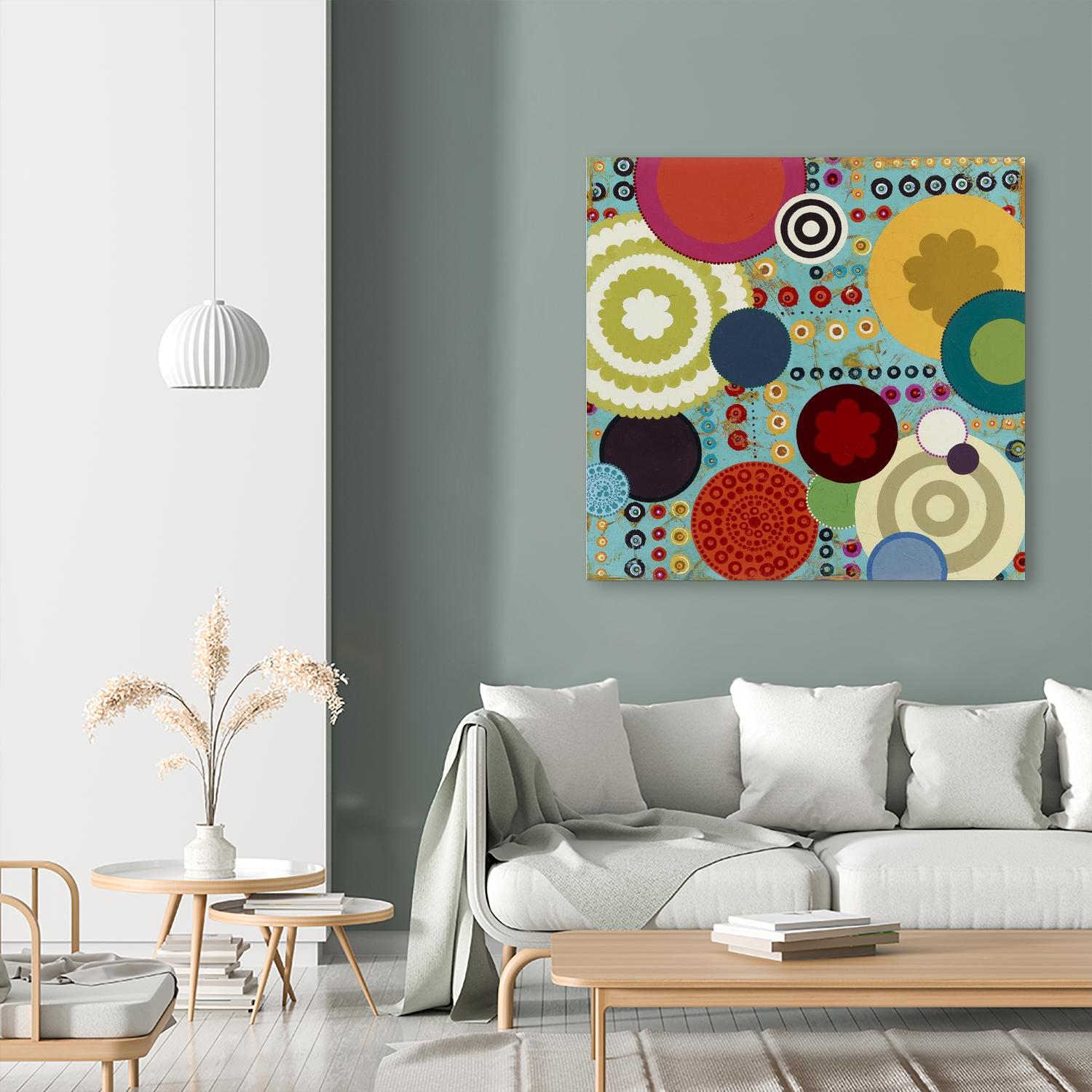 Fiesta 1 by Lisa Kesler on GIANT ART - red contemporary