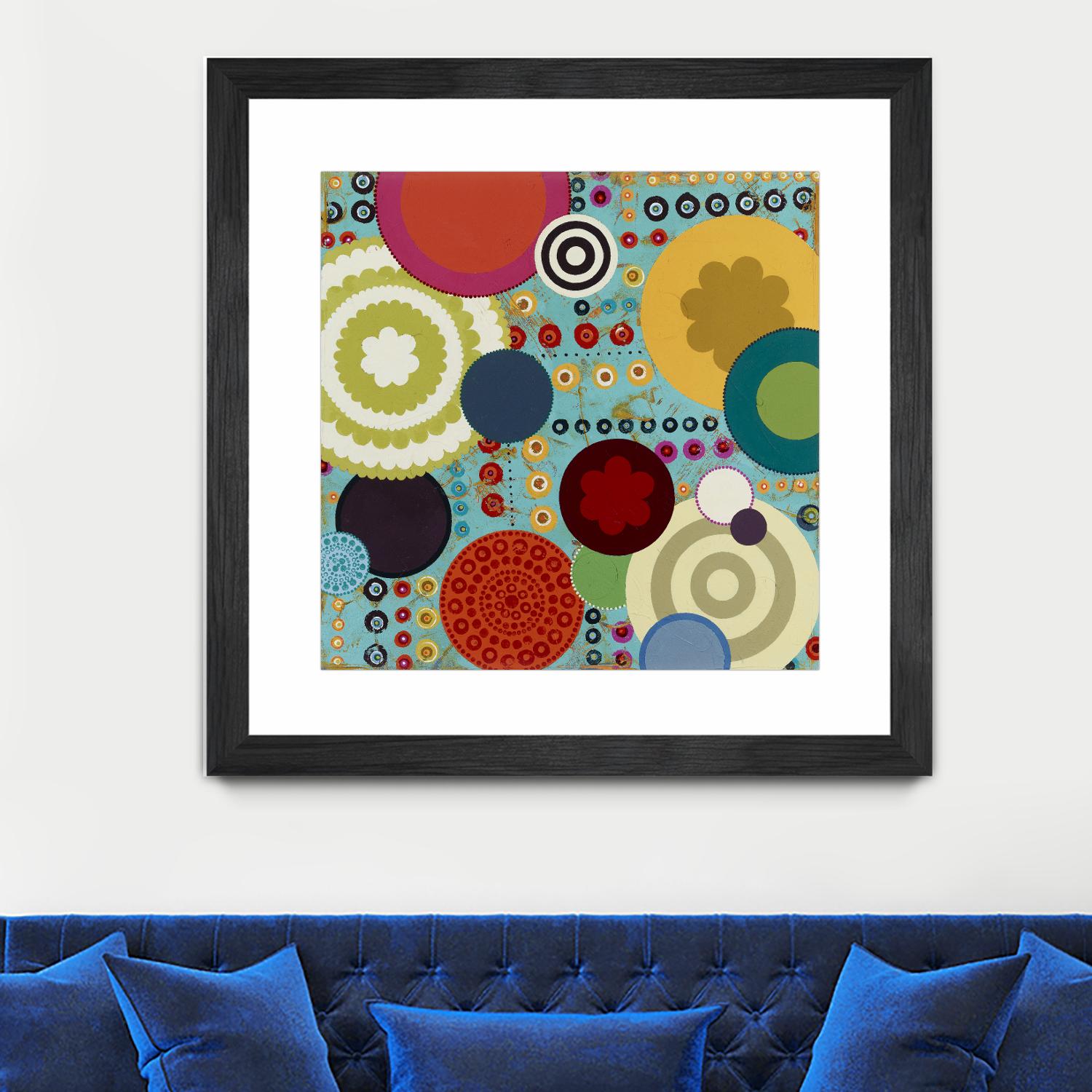 Fiesta 1 by Lisa Kesler on GIANT ART - red contemporary