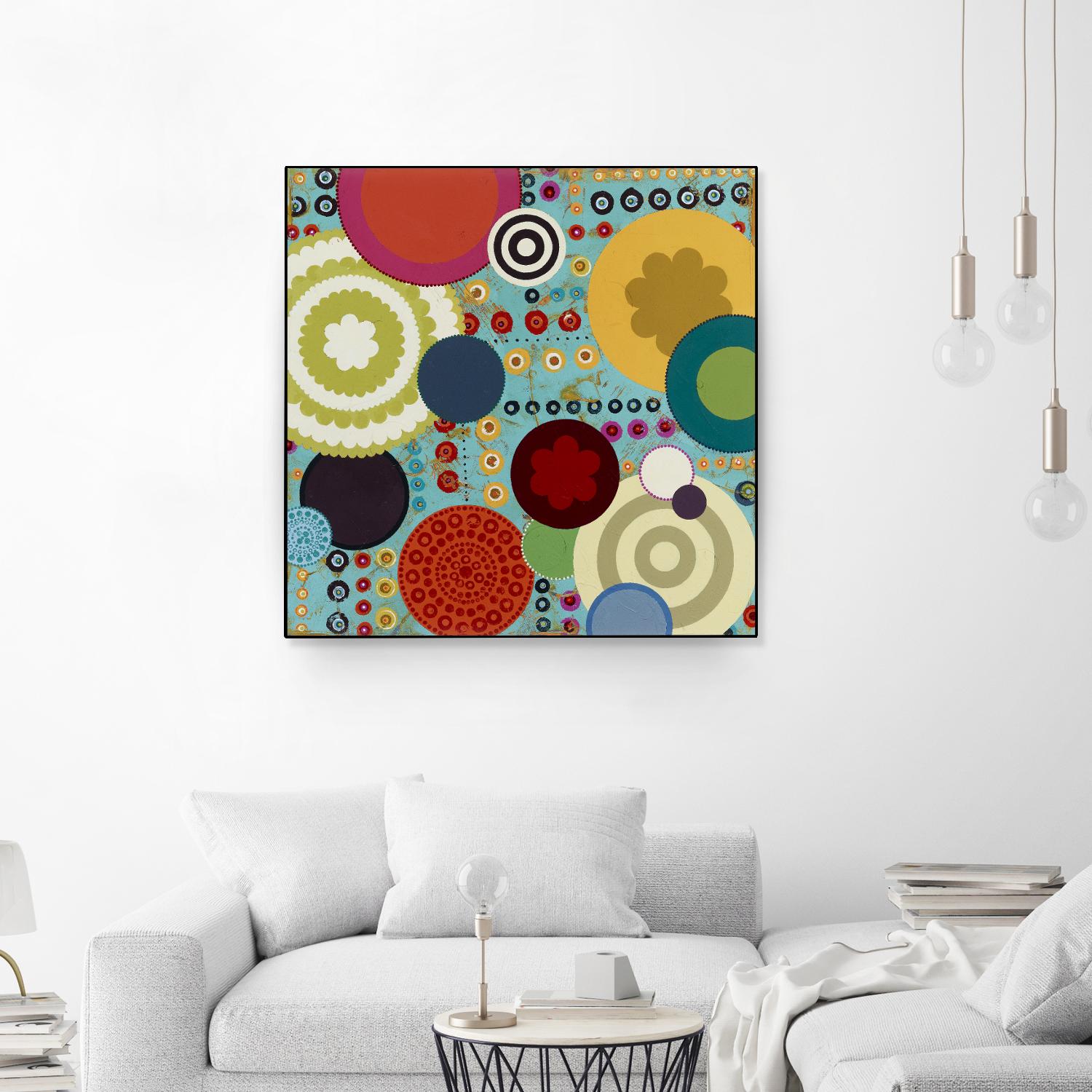Fiesta 1 by Lisa Kesler on GIANT ART - red contemporary