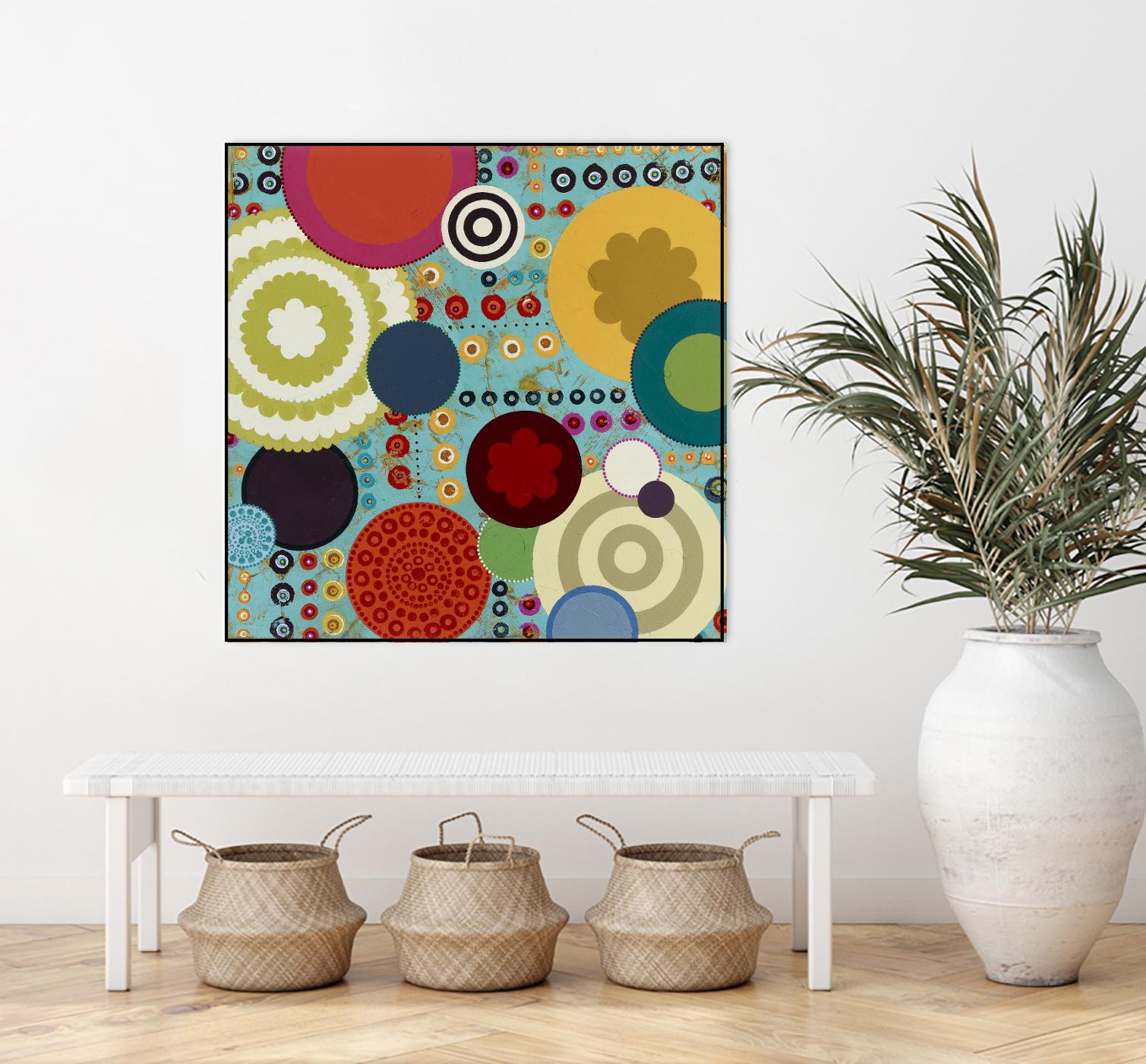 Fiesta 1 by Lisa Kesler on GIANT ART - red contemporary