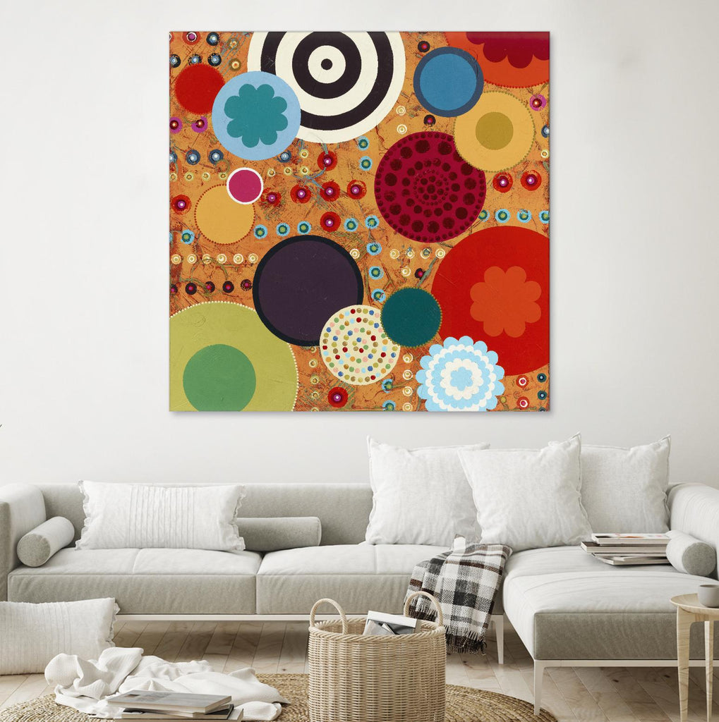 Fiesta 2 by Lisa Kesler on GIANT ART - red contemporary