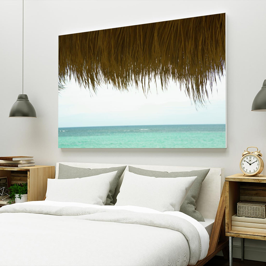 Palapa by Acer Images on GIANT ART - blue sea scene