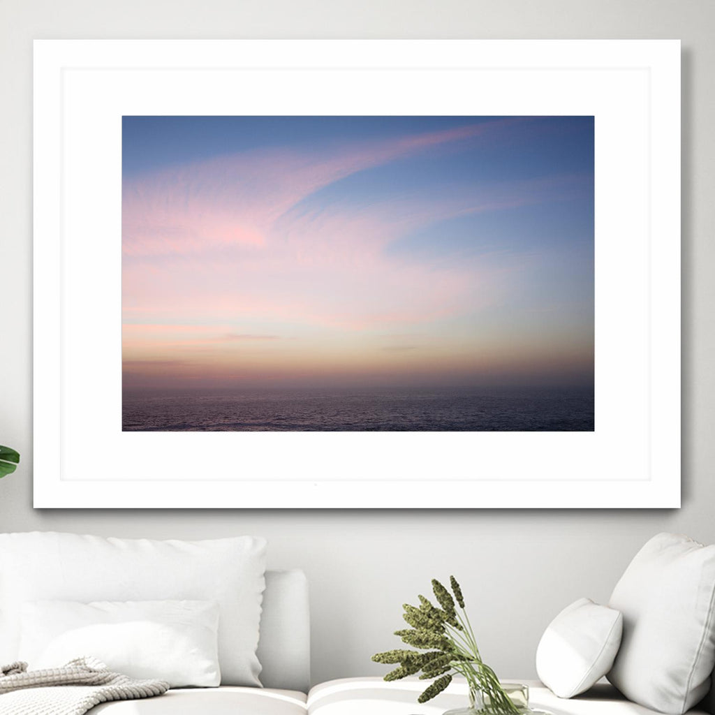 Ocean and Sky 1 by Acer Images on GIANT ART - pink landscape