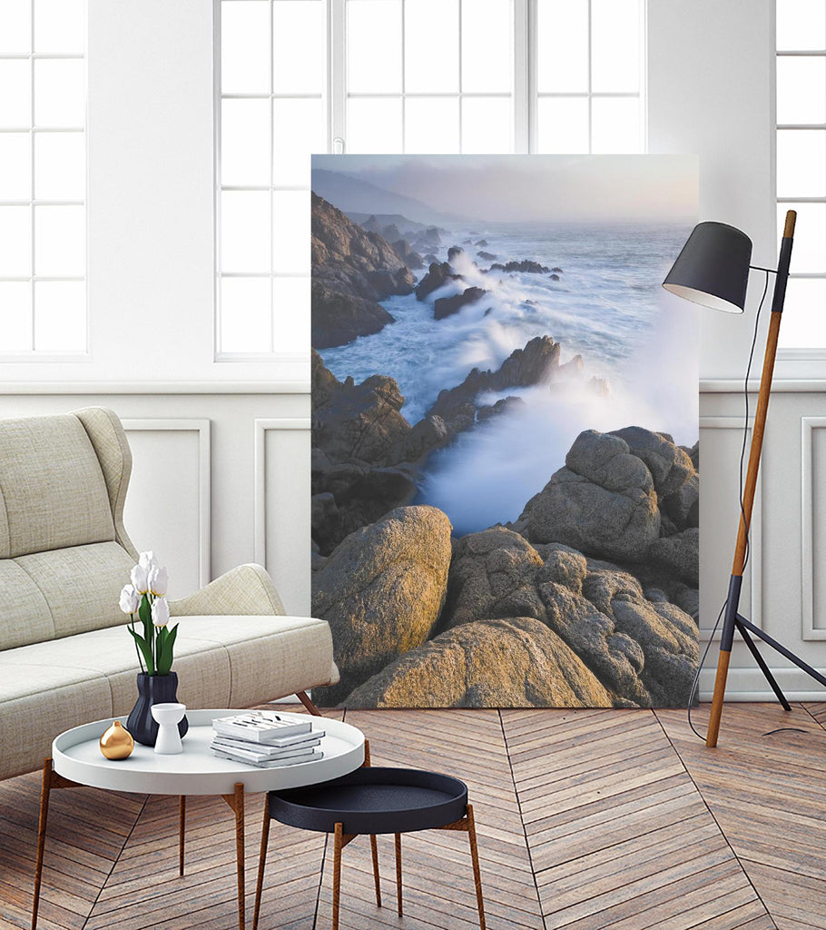 Big Sur Wave 3 par Acer Images sur GIANT ART - paysage blanc