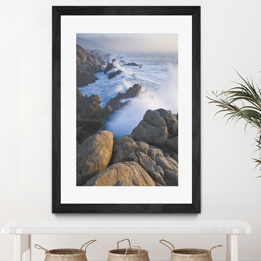 Big Sur Wave 3 par Acer Images sur GIANT ART - paysage blanc