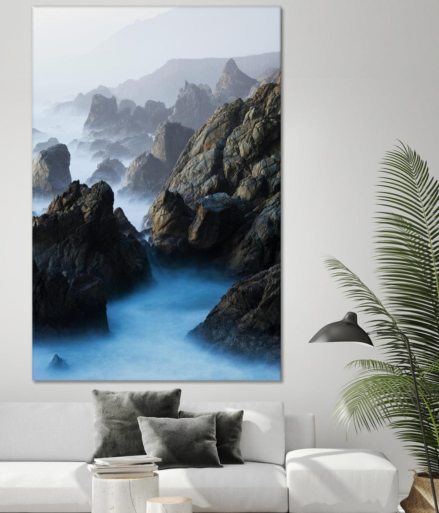 Big Sur Wave 6 by Acer Images on GIANT ART - blue landscape