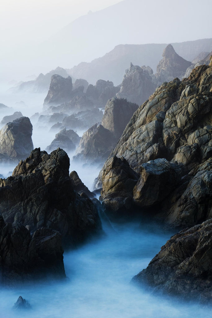 Big Sur Wave 6 par Acer Images sur GIANT ART - paysage bleu