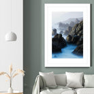 Big Sur Wave 6 by Acer Images on GIANT ART - blue landscape