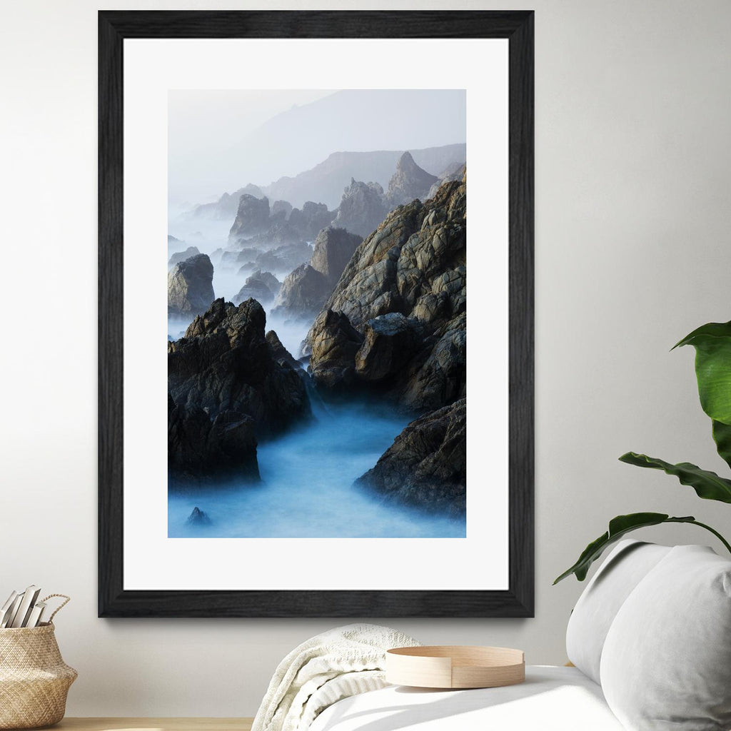 Big Sur Wave 6 par Acer Images sur GIANT ART - paysage bleu