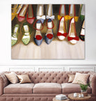 Shoe Seige by Janet Hill on GIANT ART - red fashion