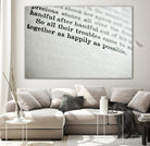 Happily by Amy Smith on GIANT ART - white photo art