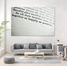 Happily by Amy Smith on GIANT ART - white photo art