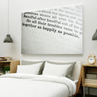 Happily by Amy Smith on GIANT ART - white photo art