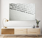 Happily by Amy Smith on GIANT ART - white photo art
