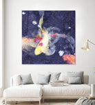 Koi 3 by Thea Schrack on GIANT ART - pink animals