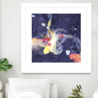 Koi 3 by Thea Schrack on GIANT ART - pink animals