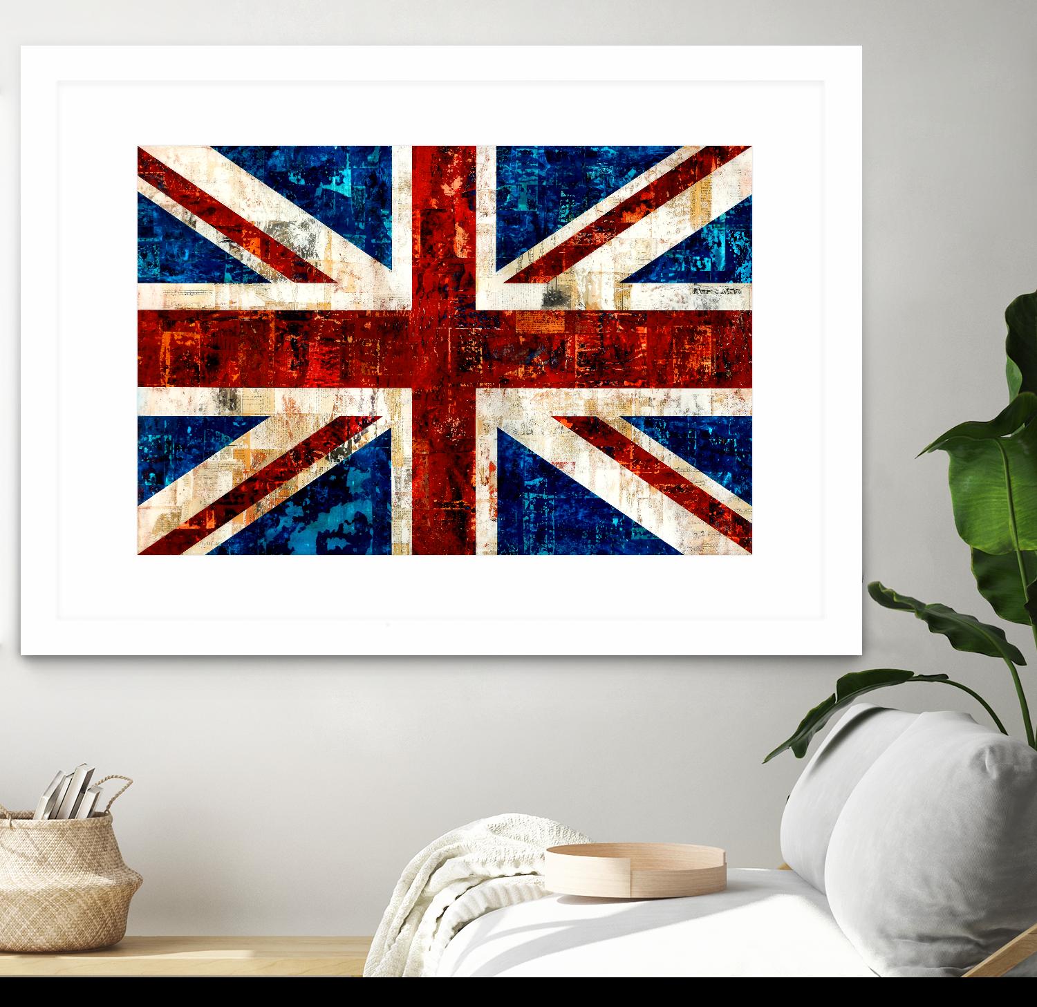 British Flag by Stella Bradley on GIANT ART - red flags