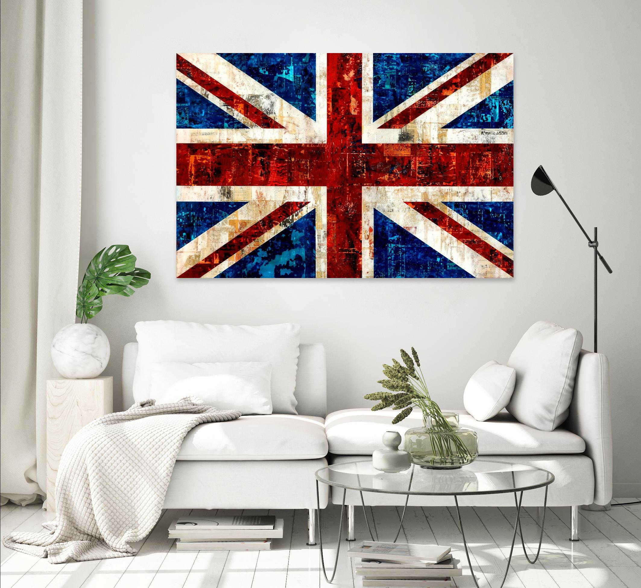 British Flag by Stella Bradley on GIANT ART - red flags