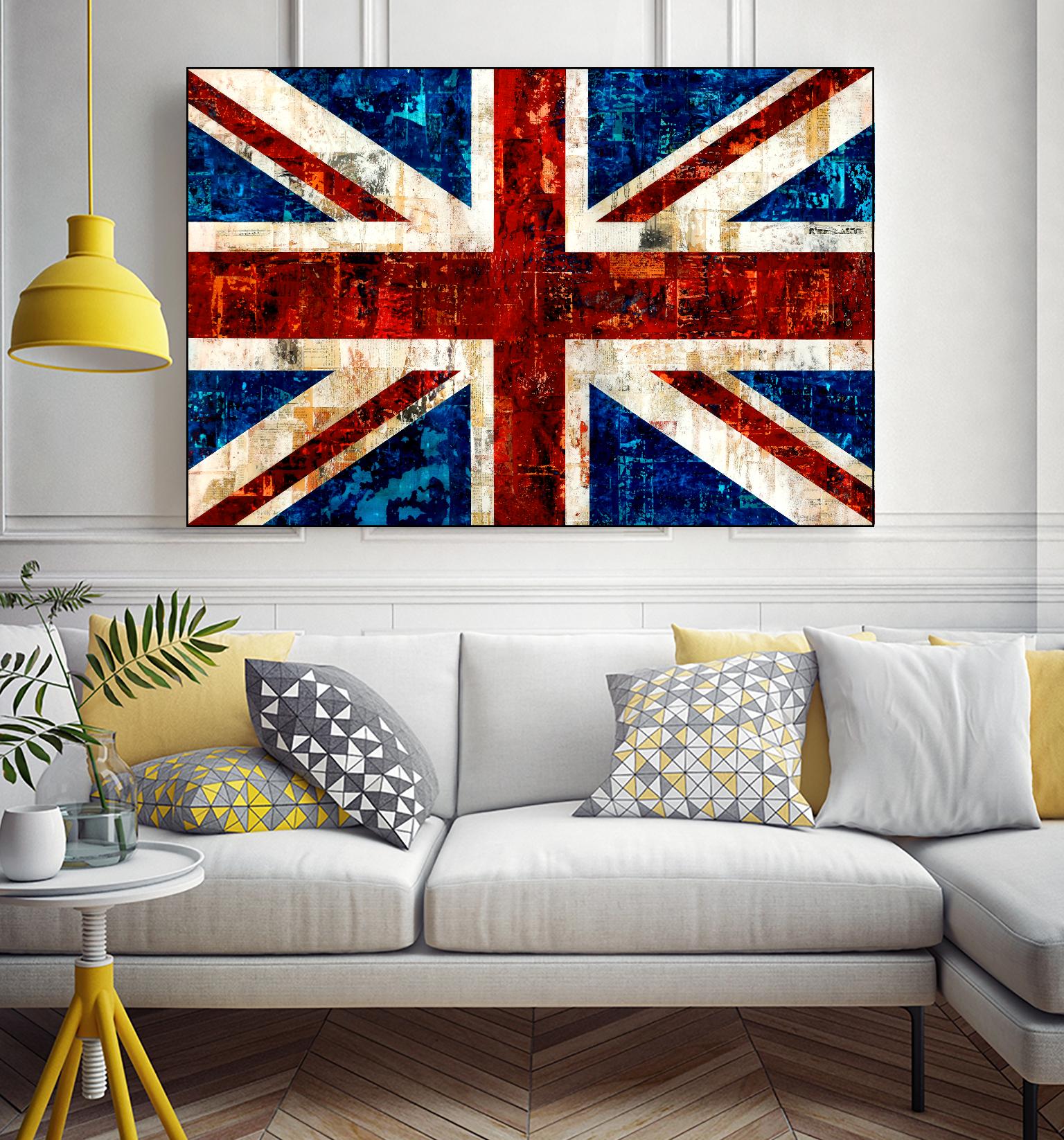 British Flag by Stella Bradley on GIANT ART - red flags