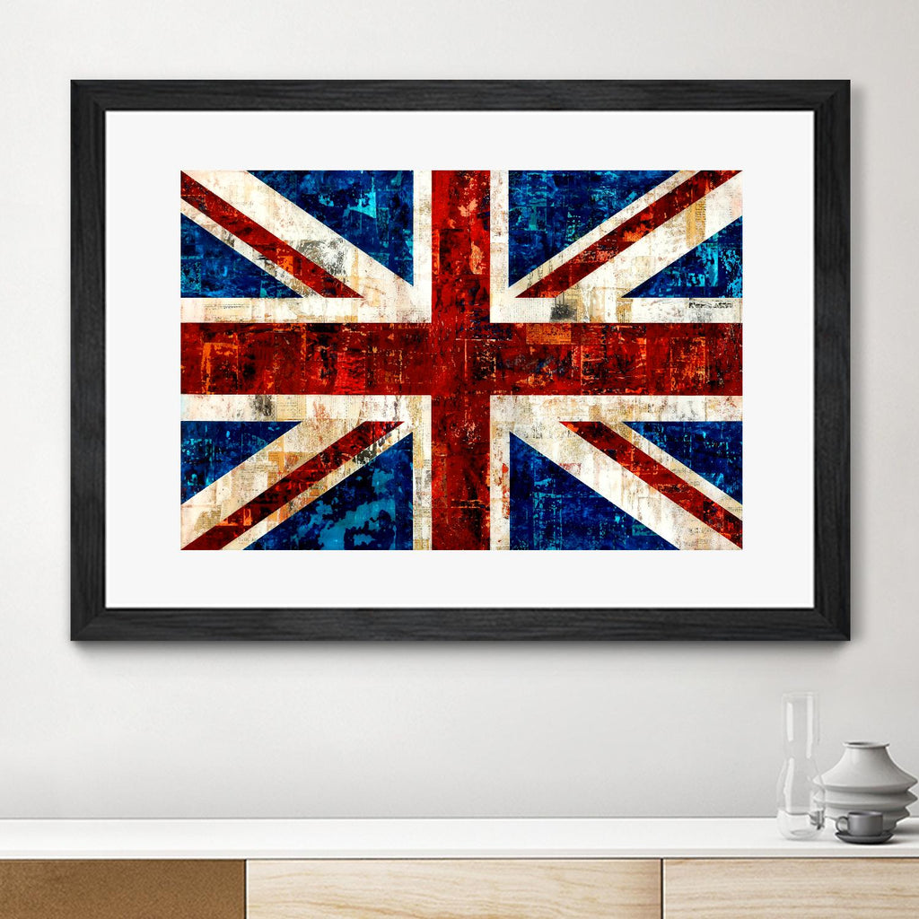 British Flag by Stella Bradley on GIANT ART - red flags