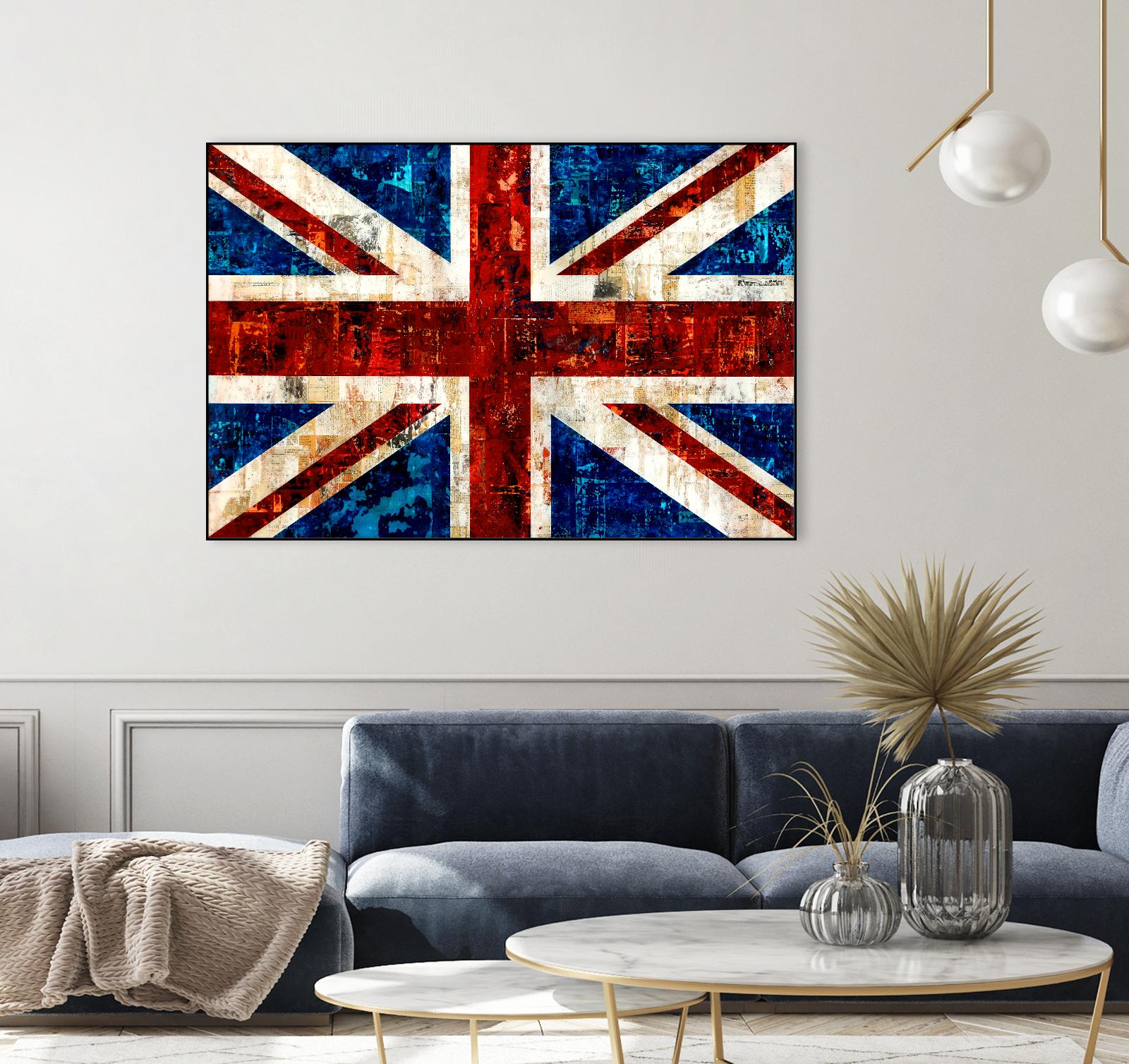 British Flag by Stella Bradley on GIANT ART - red flags