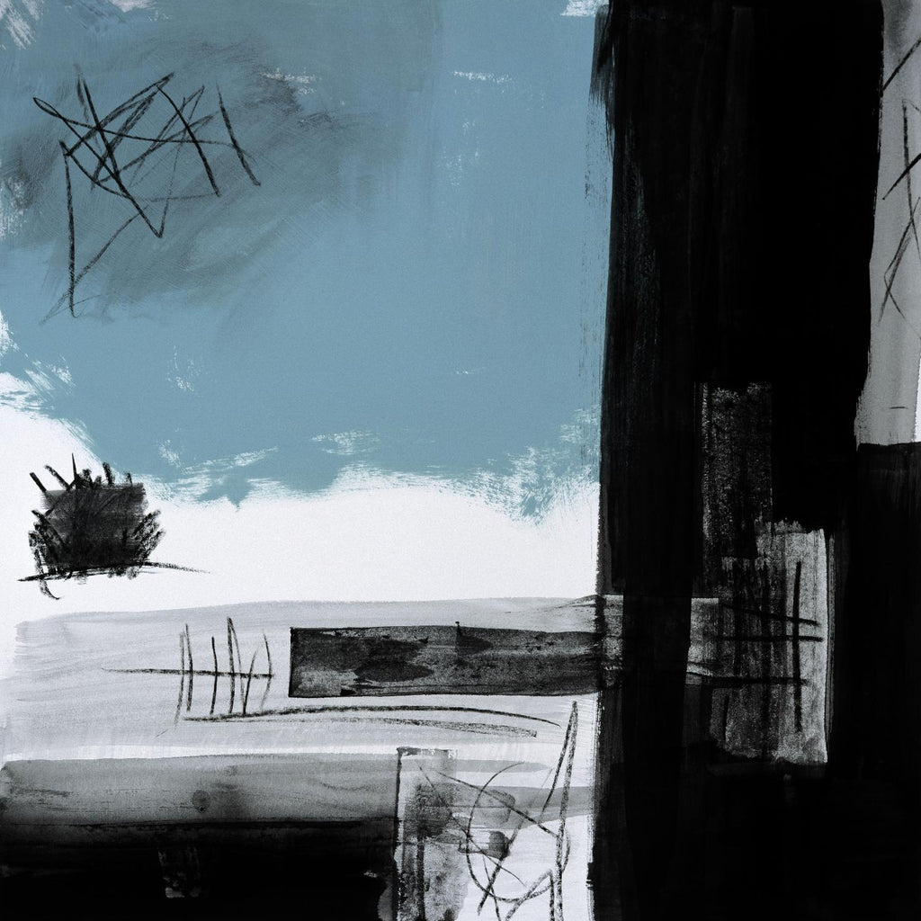 Sandstone E by Franka Palek on GIANT ART - black abstract