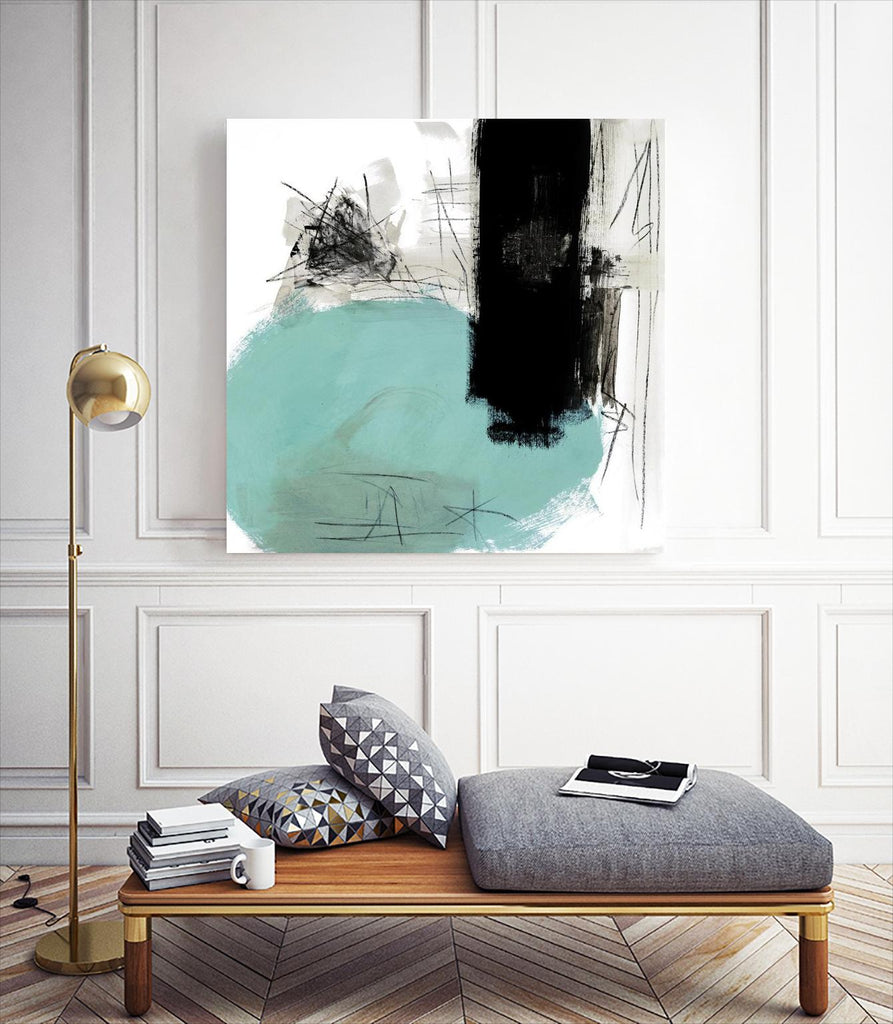 Sandstone G by Franka Palek on GIANT ART - black abstract