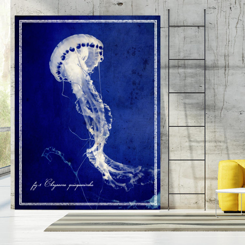 Collection marine E par GI ArtLab sur GIANT ART - bleu nautique