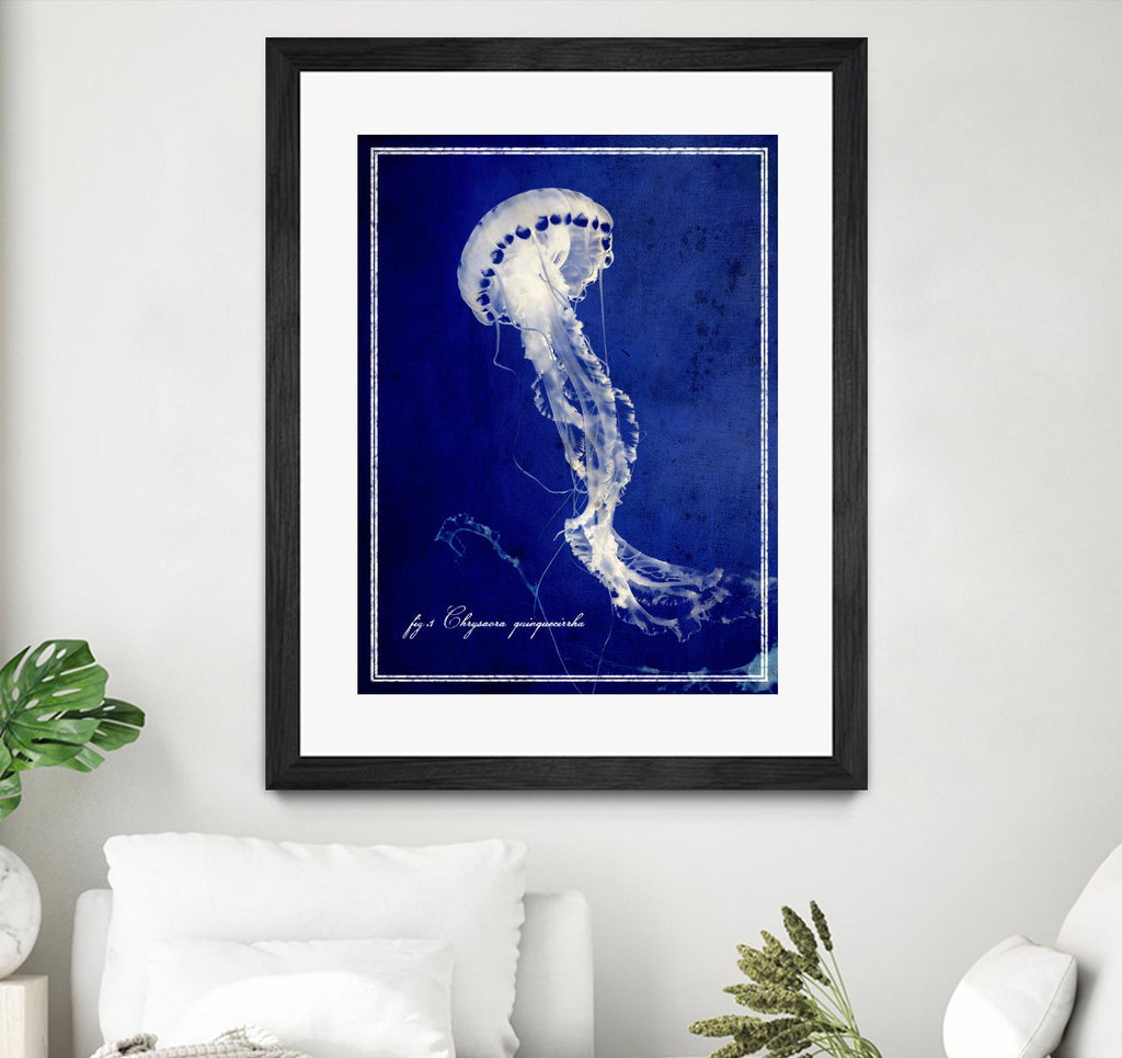 Collection marine E par GI ArtLab sur GIANT ART - bleu nautique