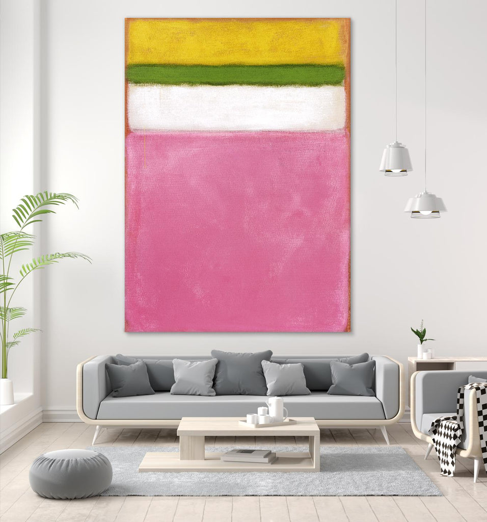 Strawberry Field by Mina Datos on GIANT ART - yellow abstract