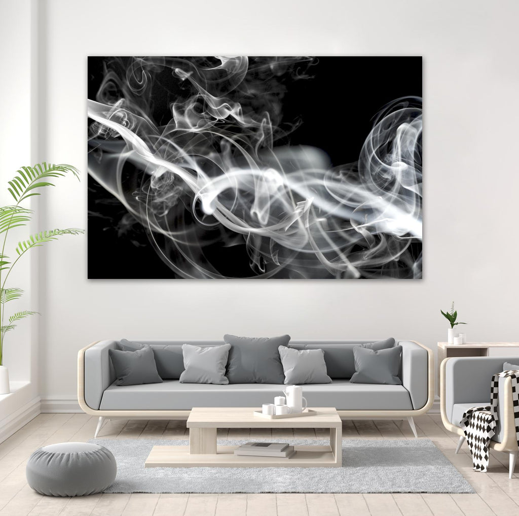 Smoke de GI ArtLab sur GIANT ART - abstrait blanc