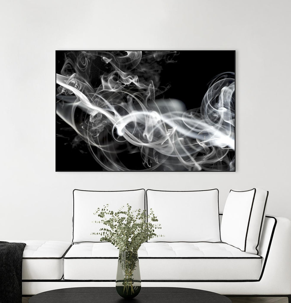 Smoke de GI ArtLab sur GIANT ART - abstrait blanc