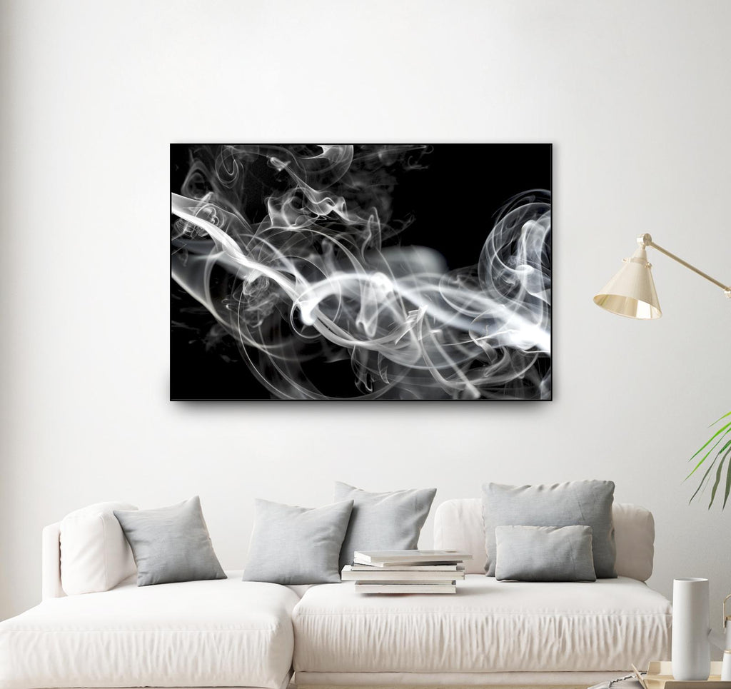 Smoke by GI ArtLab on GIANT ART - white abstract