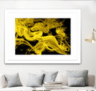 Yellow Smoke by GI ArtLab on GIANT ART - yellow abstract smoke