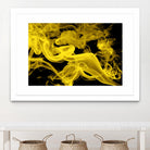 Yellow Smoke by GI ArtLab on GIANT ART - yellow abstract smoke