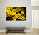 Yellow Smoke by GI ArtLab on GIANT ART - yellow abstract smoke