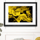 Yellow Smoke by GI ArtLab on GIANT ART - yellow abstract smoke